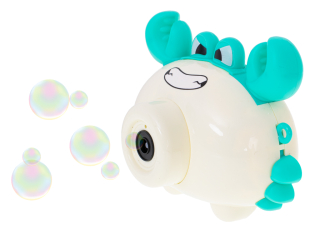 KIK KX5527 Detský kúzelný fotoaparát na mydlové bubliny zelený