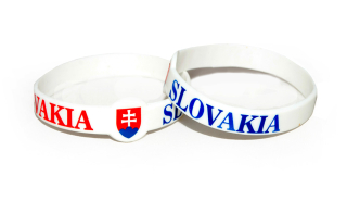 Silikónový náramok Slovakia