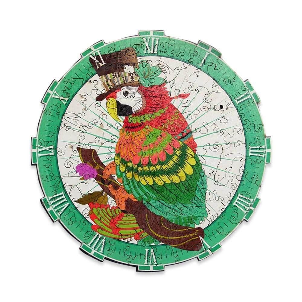 GFT Drevené puzzle papagáj 100ks