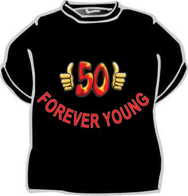 Divja Pánske tričko - 50 forever young