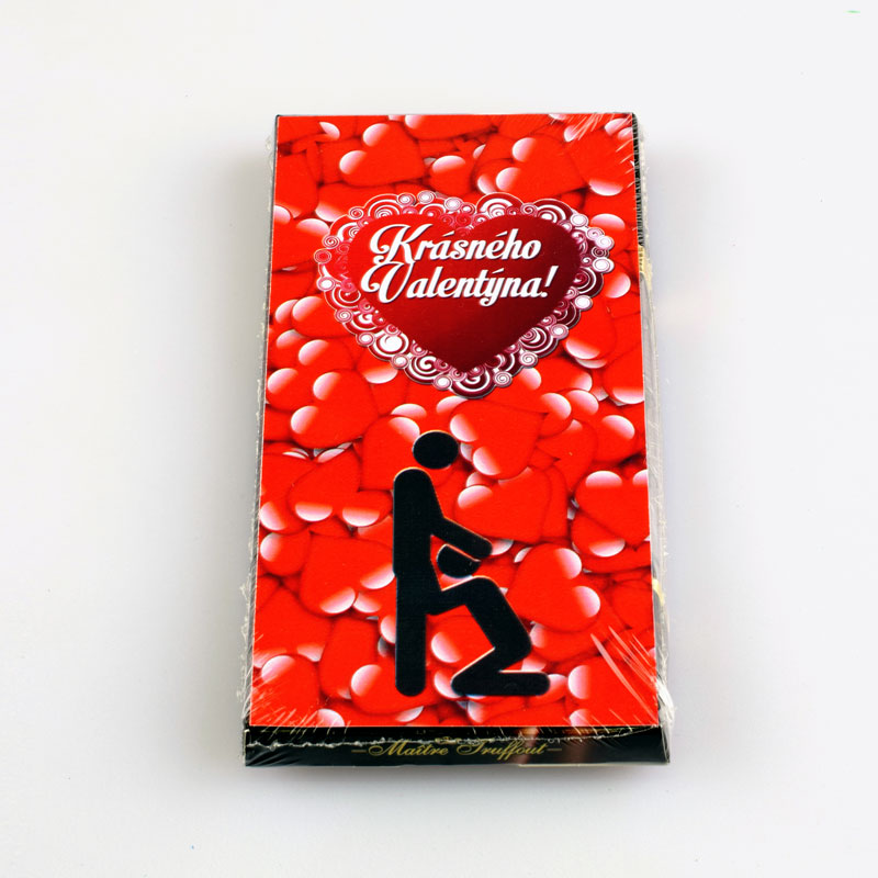 Divja čokoláda s odkazom  Krásného Valentýna