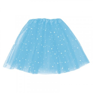 B2B LED svietiaca sukňa Princess - modrá
