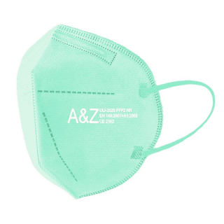 A&Z MED Respirátor FFP2 zelený 1 kus