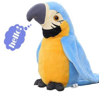 mamido Interaktívny hovoriaci papagáj modrý