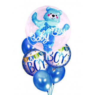 DR Narodeninové balóny pre malé deti Modrá