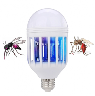B2B Elektrický lapač hmyzu s LED svetlom vo forme žiarovky