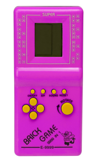 KIK Digitálna hra Brick Game Tetris ružový