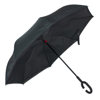 KIK KX7788 Obrátený dáždnik čierny
