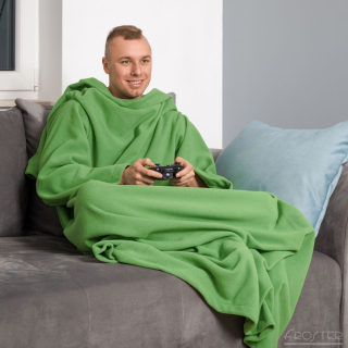 Froster Obliekacia deka s rukávmi Deluxe Zelená