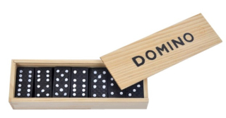 KIK KX5111 Klasické domino v drevenom obale