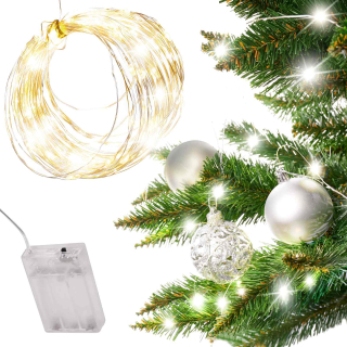 KIK KX5254 Dekoratívne LED svietidlá 5M 50LED biele