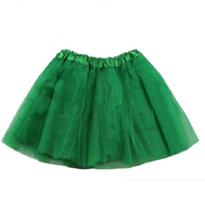 KIK KX5072 Detská TUTU sukňa zelená