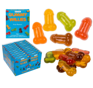OOTB Jelly Willies - ovocné cukríky v tvare penisu 120g