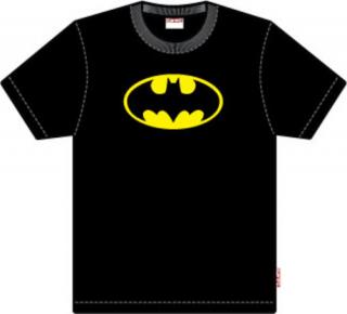 LED Tričko s logom Batmana - XL