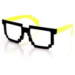 Pixelové okuliare 8 BIT - žlté