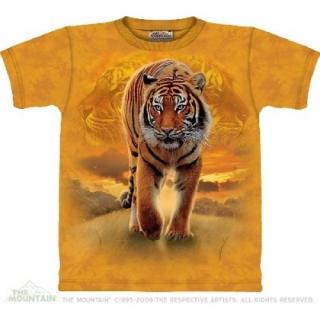 3D tričko The Mountain - Rising Sun Tiger - veľkosť XL