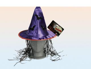 Čarodejnícky klobúk fialový