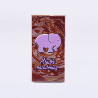 Divja čokoláda s odkazom - Sladké narodeniny slon