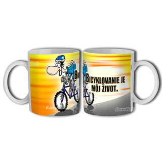 Lawli Hrnček Bicyklovanie je môj život 320ml