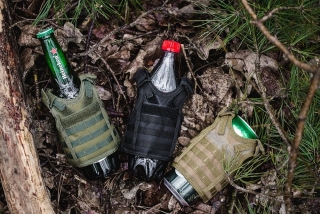 Vojenská vesta na fľašu - chladiaca