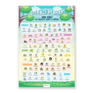 GFT Stierací plagát 100 vecí,čo musíte zažiť s deťmi