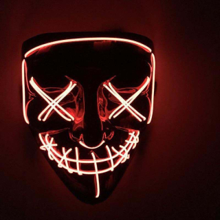 Purge Maska LED oranžová