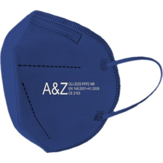 Certifikovaný A&Z MED Respirátor FFP2 modrý - 1 kus