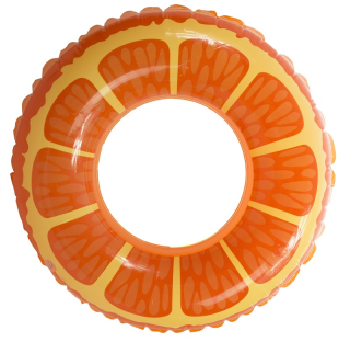 KIK Kruh na plávanie Pomaranč 90 cm, KX7564