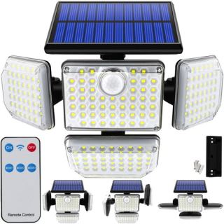 Izoxis 20224 Solárne 181 LED osvetlenie s PIR čidlo pohybu / súmraku
