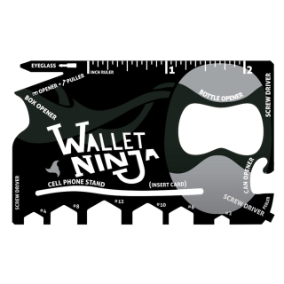 GFT Multifunkčná karta Wallet Ninja 18v1